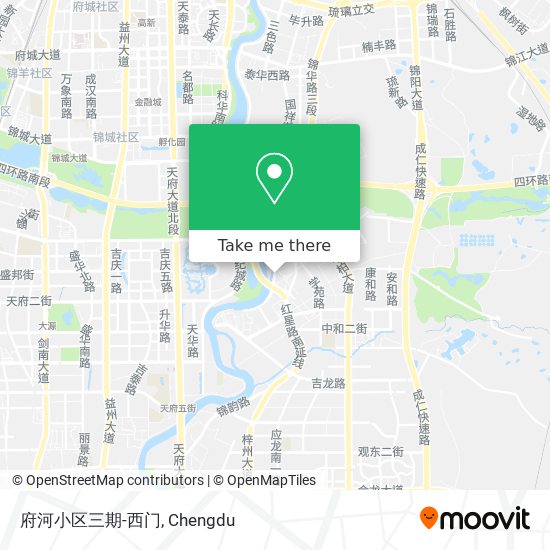 府河小区三期-西门 map