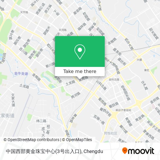 中国西部黄金珠宝中心(3号出入口) map