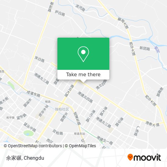 余家碾 map