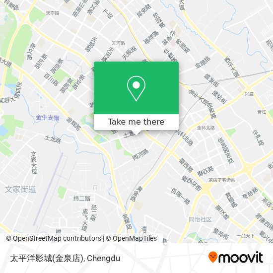 太平洋影城(金泉店) map