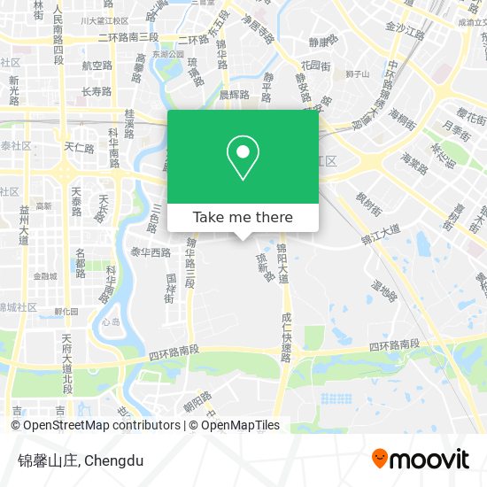 锦馨山庄 map