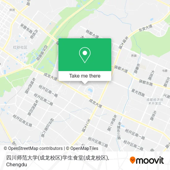 四川师范大学(成龙校区)学生食堂(成龙校区) map