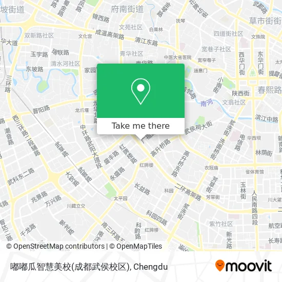 嘟嘟瓜智慧美校(成都武侯校区) map