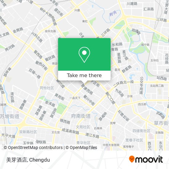 美芽酒店 map