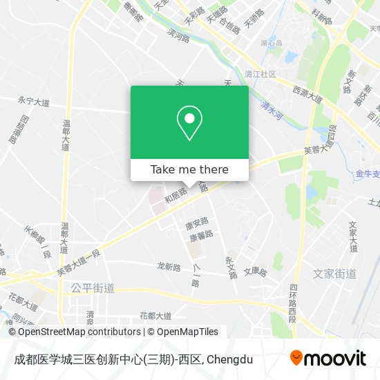 成都医学城三医创新中心(三期)-西区 map