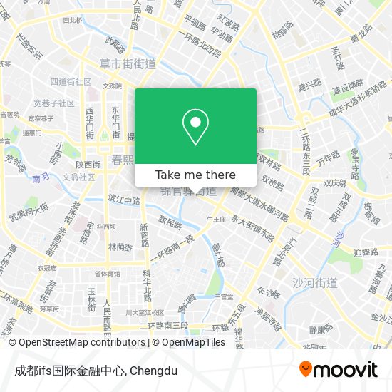 成都ifs国际金融中心 map