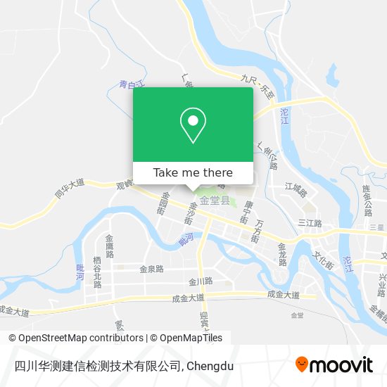 四川华测建信检测技术有限公司 map