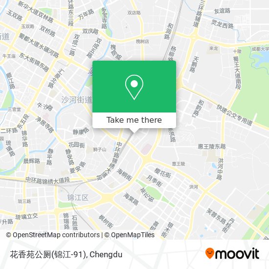 花香苑公厕(锦江-91) map