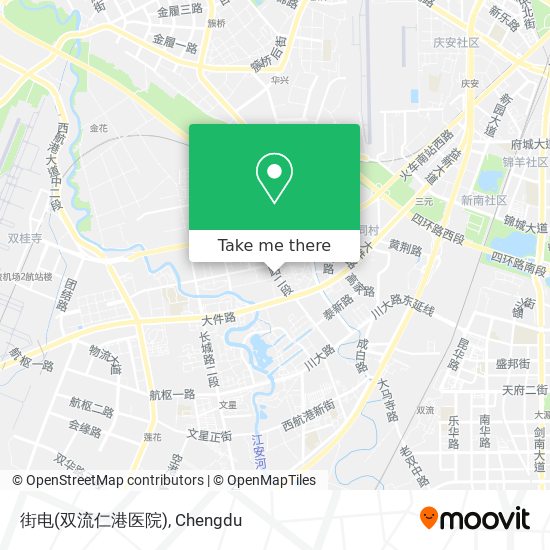 街电(双流仁港医院) map