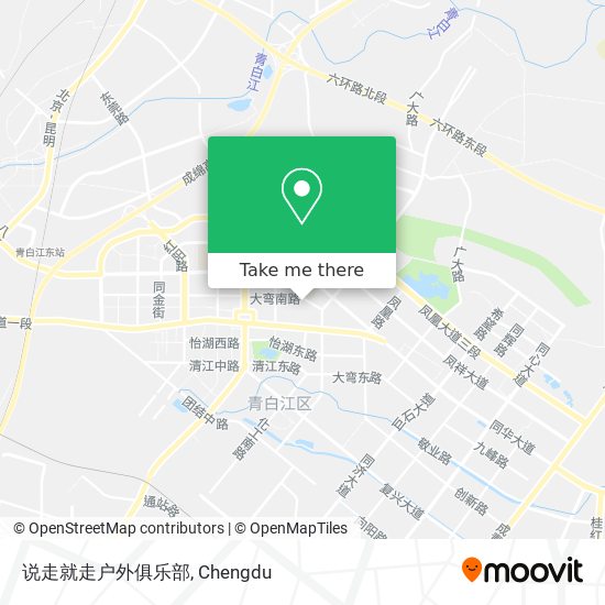 说走就走户外俱乐部 map