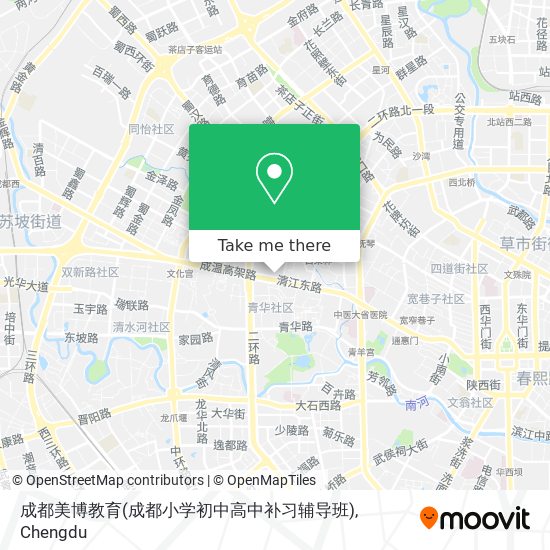 成都美博教育(成都小学初中高中补习辅导班) map
