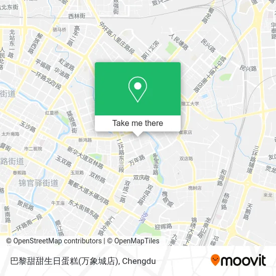 巴黎甜甜生日蛋糕(万象城店) map