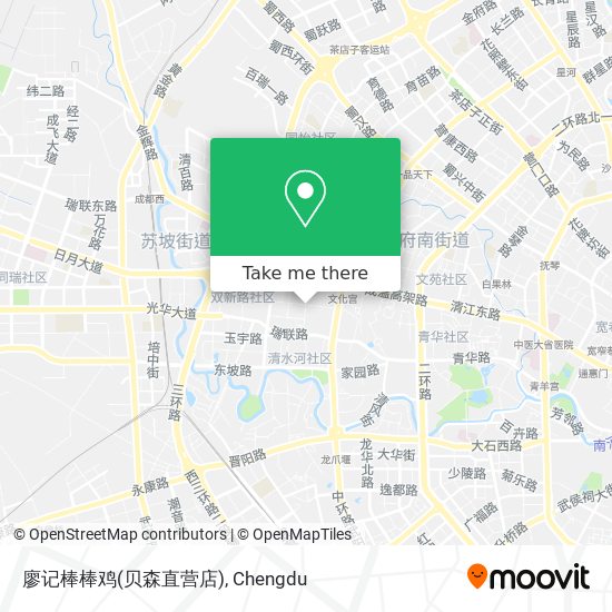 廖记棒棒鸡(贝森直营店) map