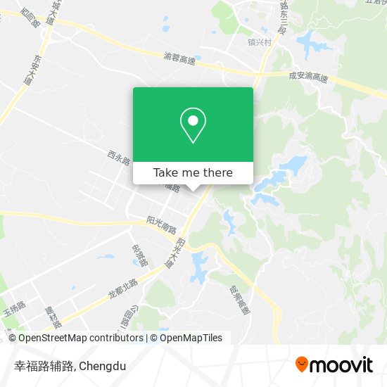 幸福路辅路 map