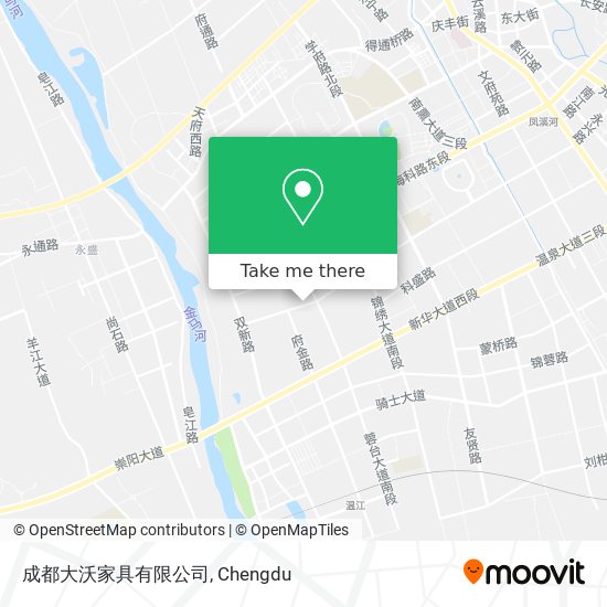 成都大沃家具有限公司 map
