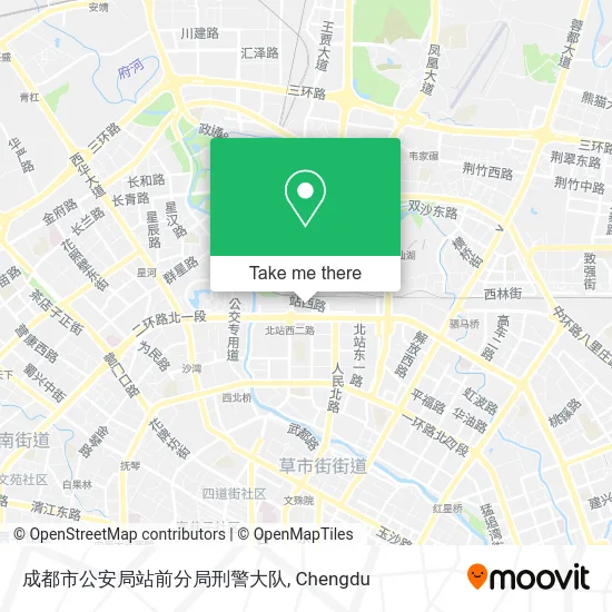 成都市公安局站前分局刑警大队 map