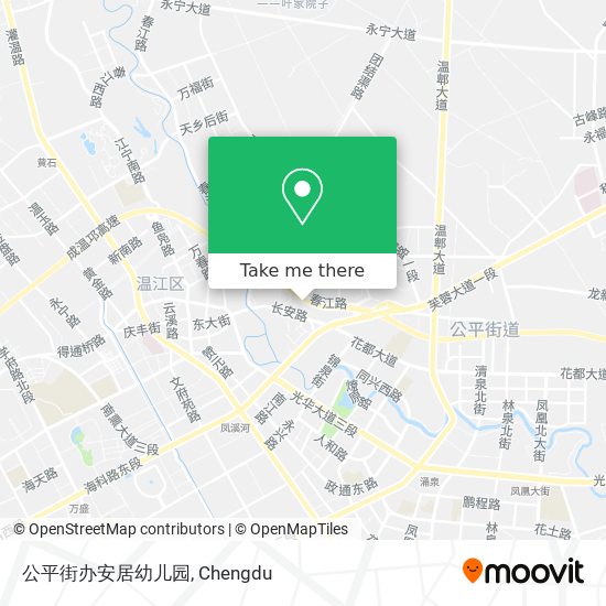 公平街办安居幼儿园 map