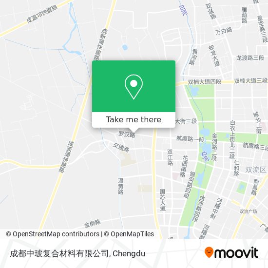 成都中玻复合材料有限公司 map