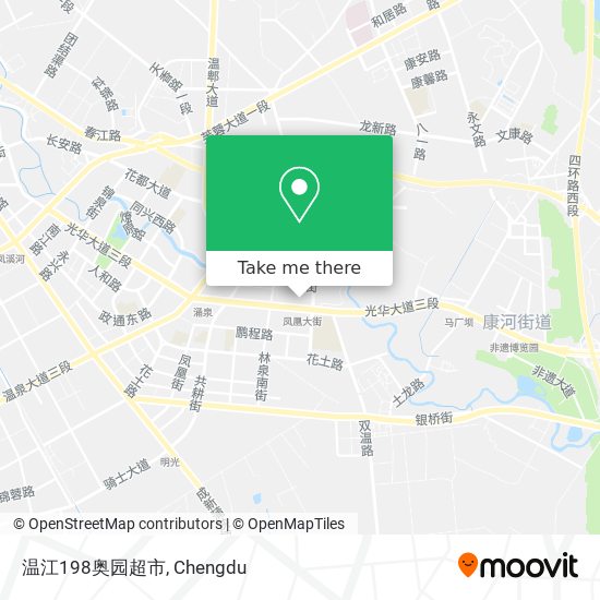 温江198奥园超市 map