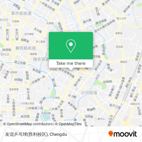 友谊乒乓球(胜利校区) map