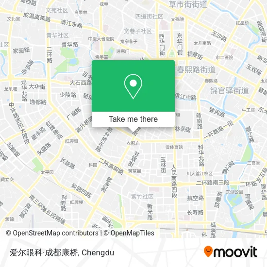 爱尔眼科·成都康桥 map