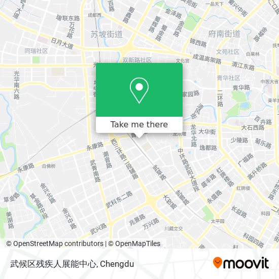 武候区残疾人展能中心 map