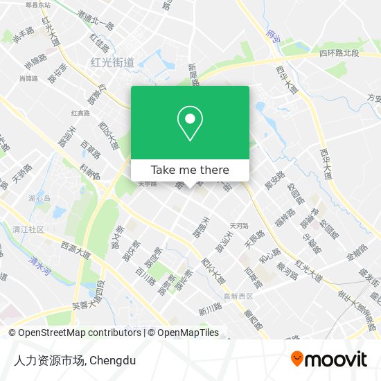 人力资源市场 map