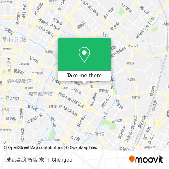 成都高逸酒店-东门 map