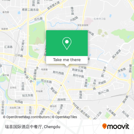 瑞喜国际酒店中餐厅 map