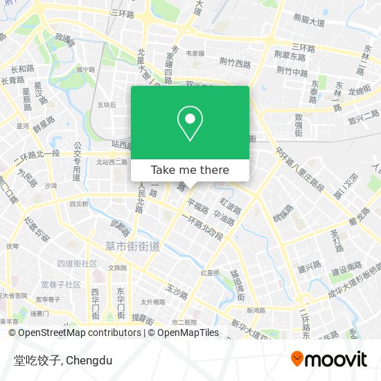 堂吃饺子 map