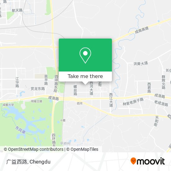 广益西路 map