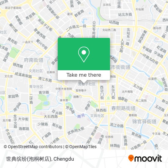 世典缤纷(泡桐树店) map