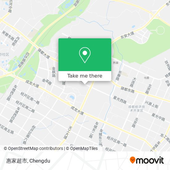 惠家超市 map