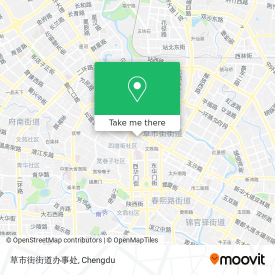 草市街街道办事处 map