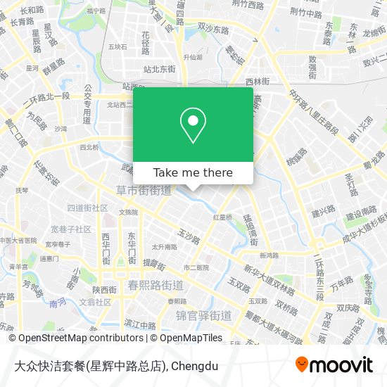 大众快洁套餐(星辉中路总店) map
