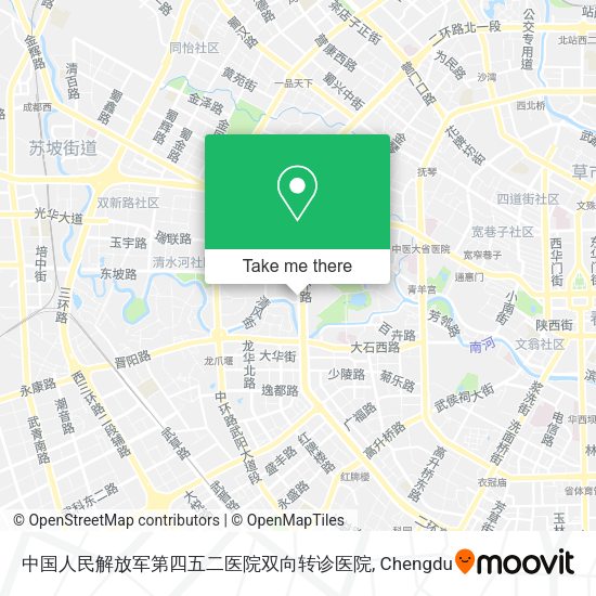 中国人民解放军第四五二医院双向转诊医院 map