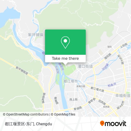 都江堰景区-东门 map