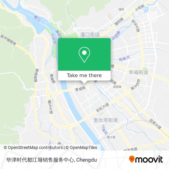 华津时代都江堰销售服务中心 map