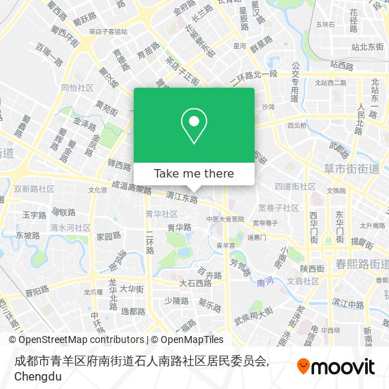 成都市青羊区府南街道石人南路社区居民委员会 map