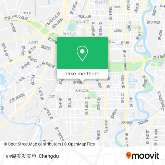 丽锦美发美容 map