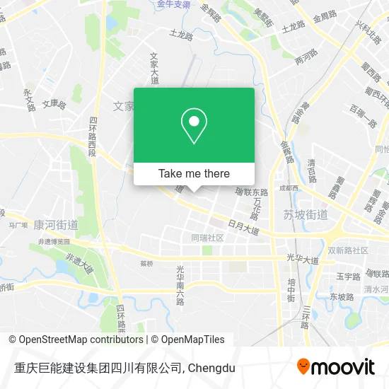 重庆巨能建设集团四川有限公司 map