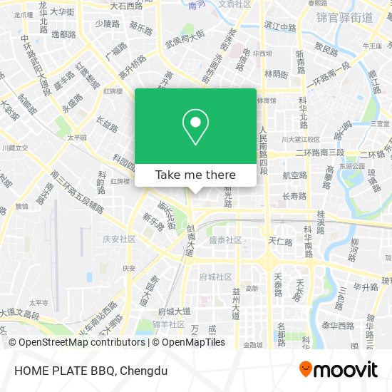 HOME PLATE BBQ map