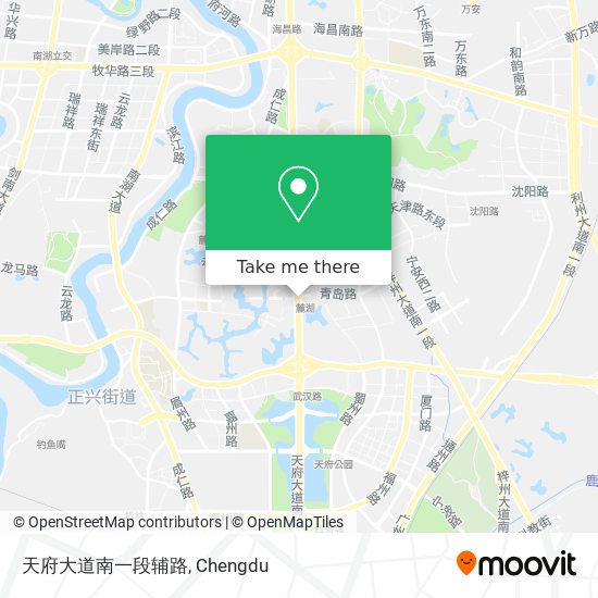天府大道南一段辅路 map