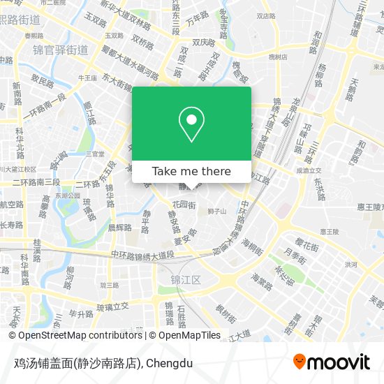 鸡汤铺盖面(静沙南路店) map