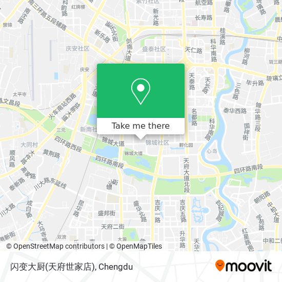 闪变大厨(天府世家店) map