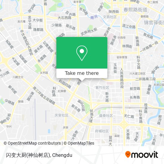 闪变大厨(神仙树店) map