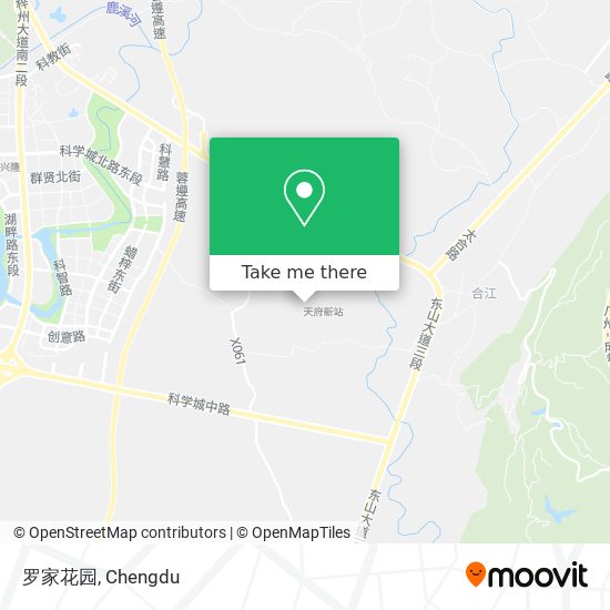 罗家花园 map
