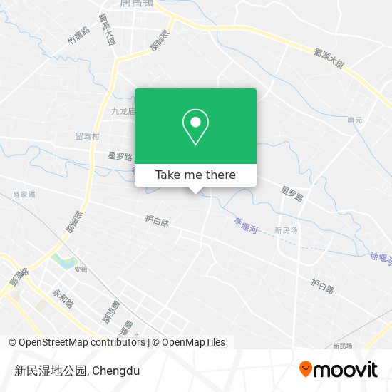 新民湿地公园 map