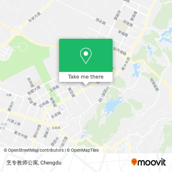 烹专教师公寓 map