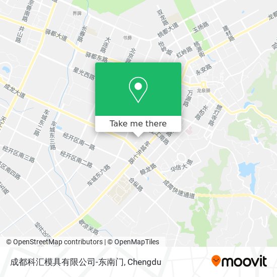 成都科汇模具有限公司-东南门 map